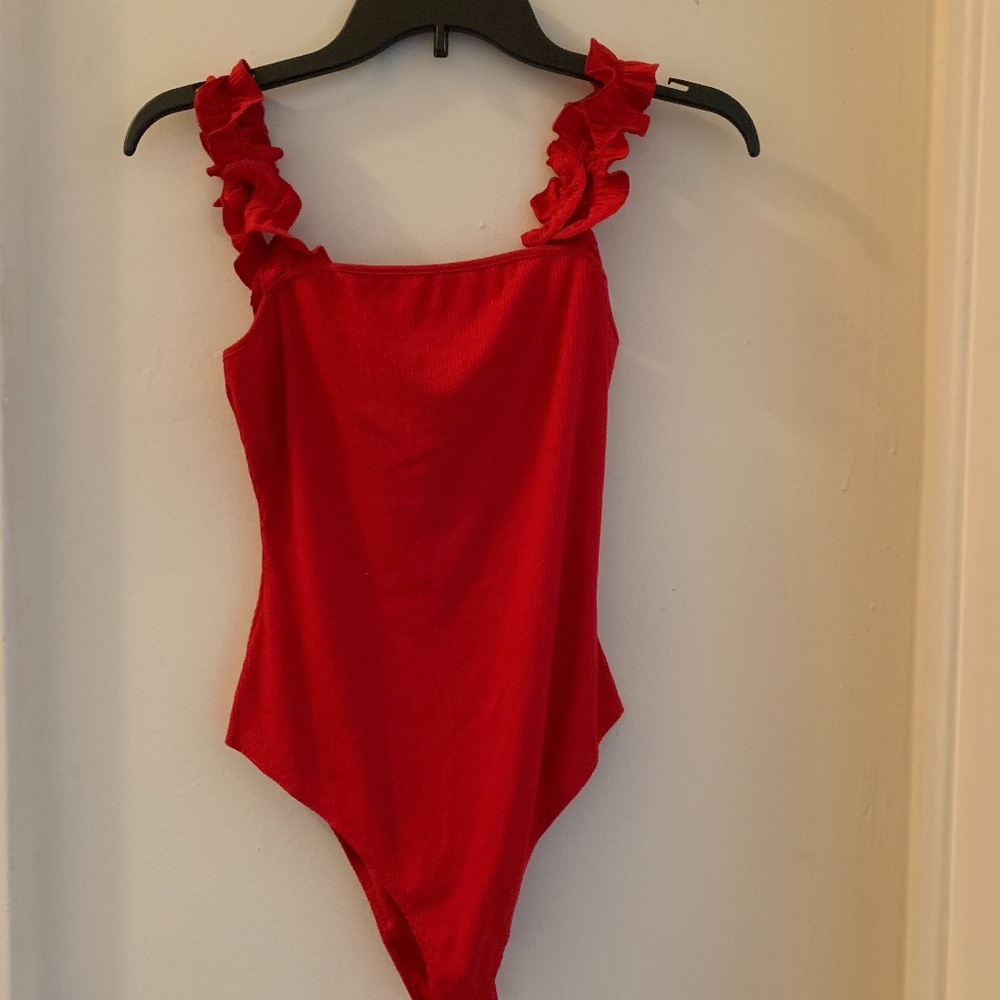 Kittenish red bodysuit - size Medium